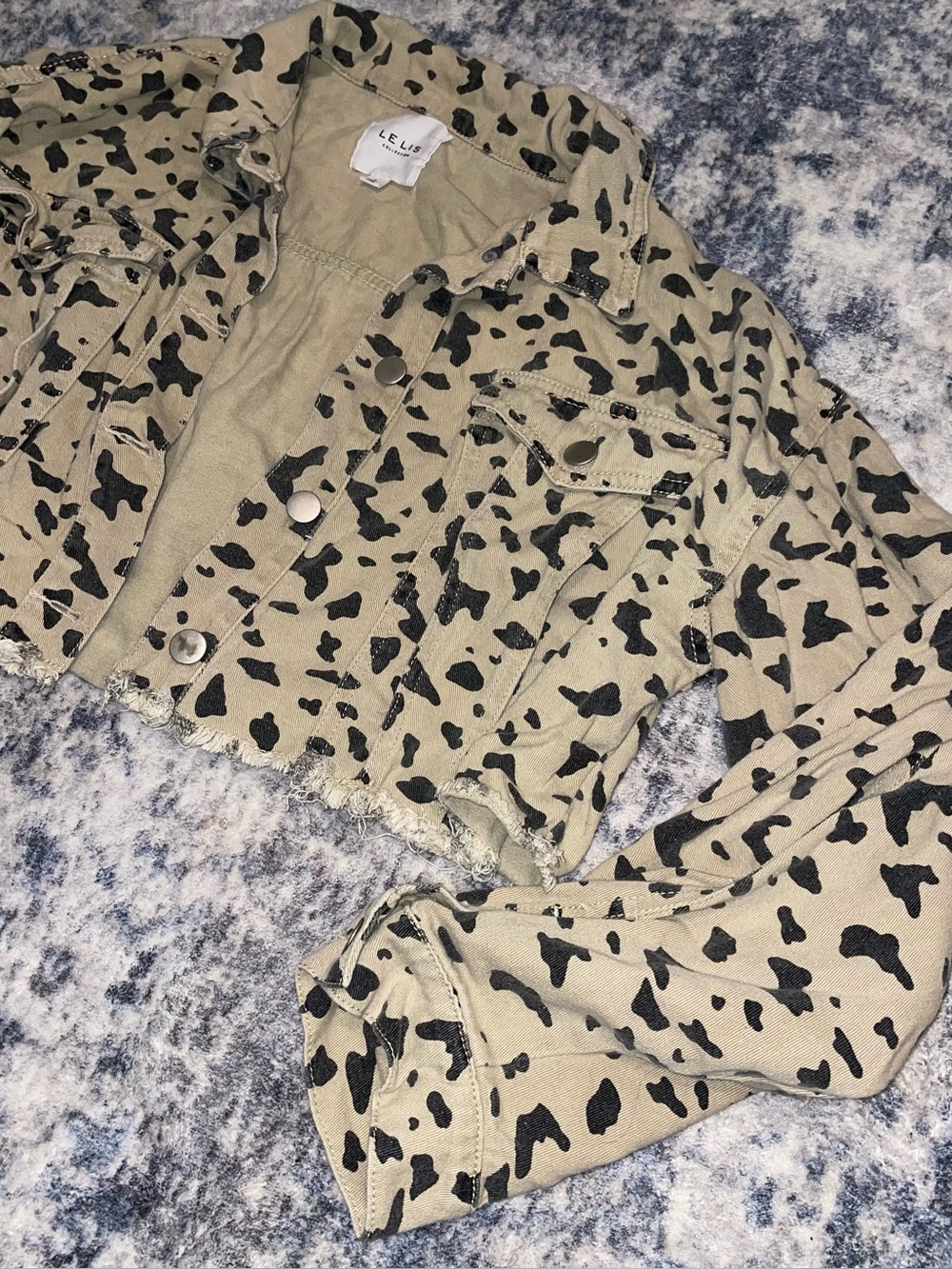 Le Lis cropped denim jacket